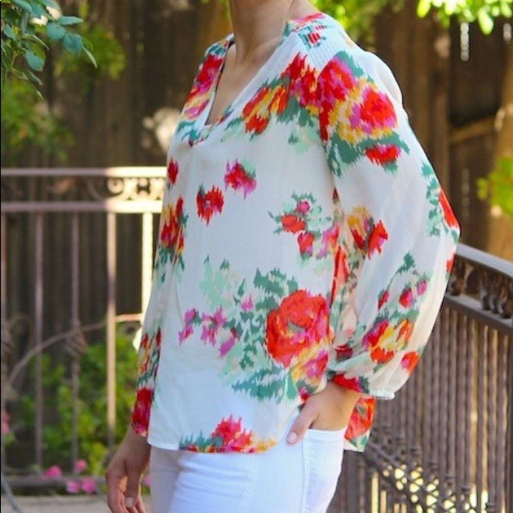 Joie floral blouse - Picture 1 of 6